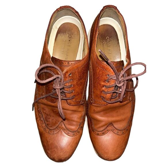 Cole Haan C26471 Original Grand 0S Wingtip Oxford Mens‎ Shoes 10M - Picture 5 of 12